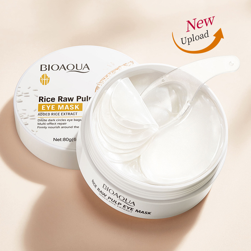 Skincare Bioaqua - 60 Stück Bioaqua Weiße Reis-Kollagen Augenmaske