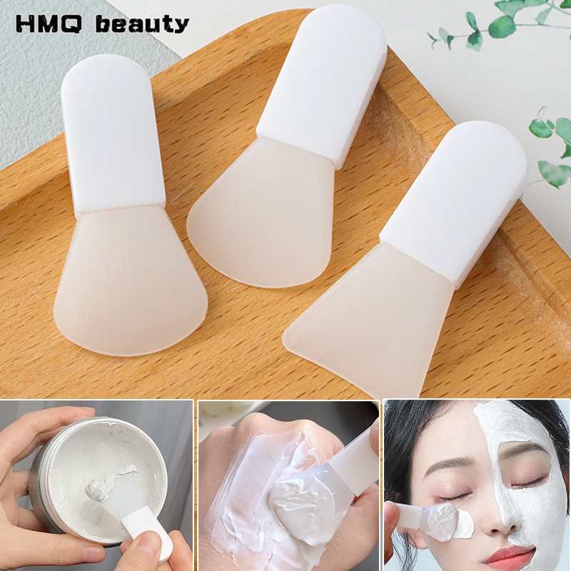Skincare Indonesia - 3-teiliges Silikon-Gesichtsmasken-Pinsel-Set, Professionelle Creme- und Schlamm-Pinsel,