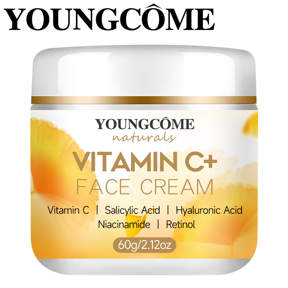 Skincare Vitamin C - YOUNGCOMEN Vitamin C Gesichtscreme Retinol Feuchtigkeitsspendende