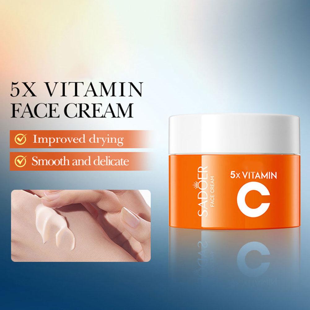 SADOER 4-teiliges Gesichtscrem – Skincare Vitamin C Bewertung und Preis