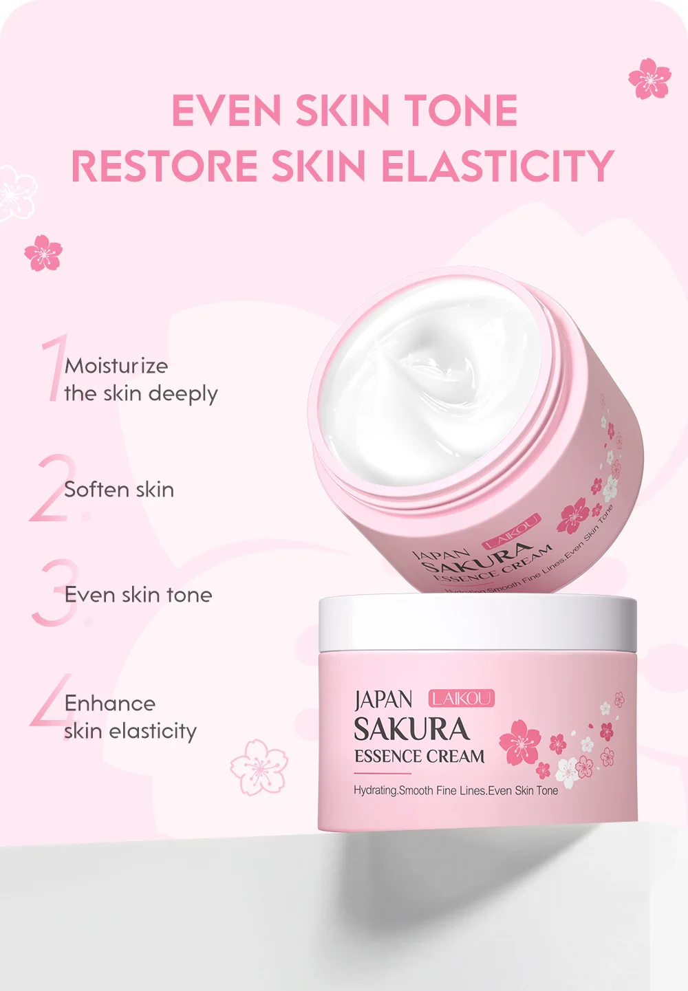 LAIKOU Japan Sakura Essenz-Cre – Skincare Vitamin C Bewertung und Preis