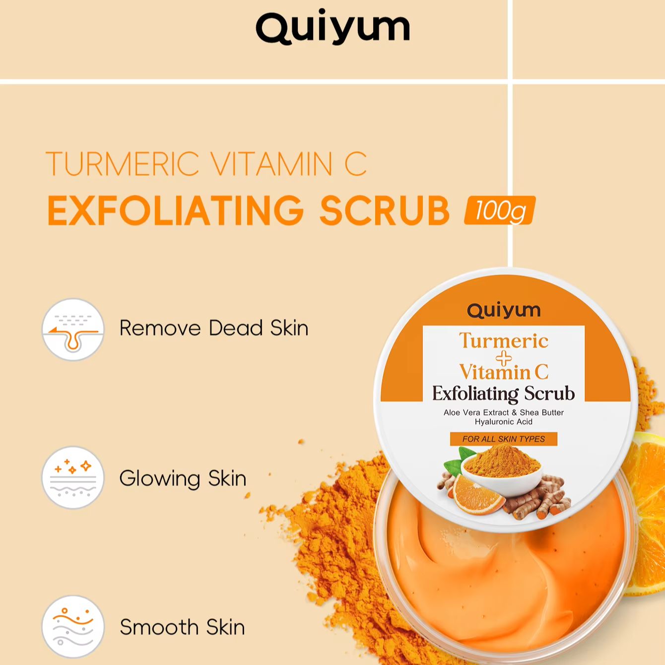 QUIYUM 13-teiliges Kurkuma-Vit – Skincare Vitamin C Bewertung und Preis