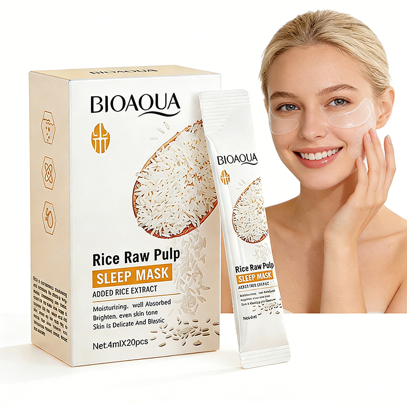 BIOAQUA Weiße Reis-Schlafmaske – Skincare Bioaqua Bewertung und Preis
