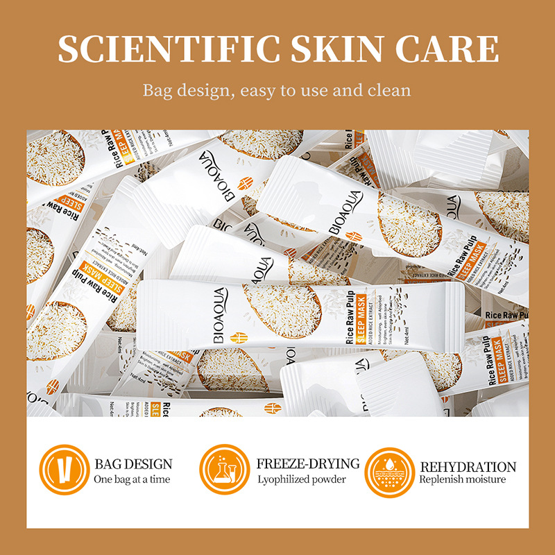 BIOAQUA Weiße Reis-Schlafmaske – Skincare Bioaqua Bewertung und Preis